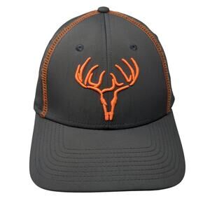 Cabela's Fitted Hat Gray One Size Embroidered Logo A-Flex Vent Holes